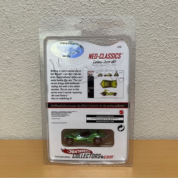 ⛔️Hot Wheels RLC Neo Classics Series 6 Lime Green SAND CRAB #7912/11000 - Picture 4 of 5